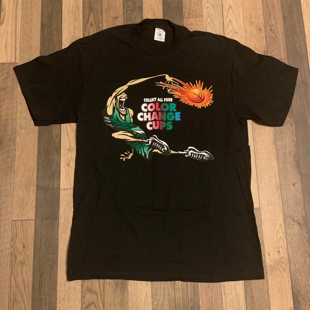 Color changing cup Vtg shirt L delta tag